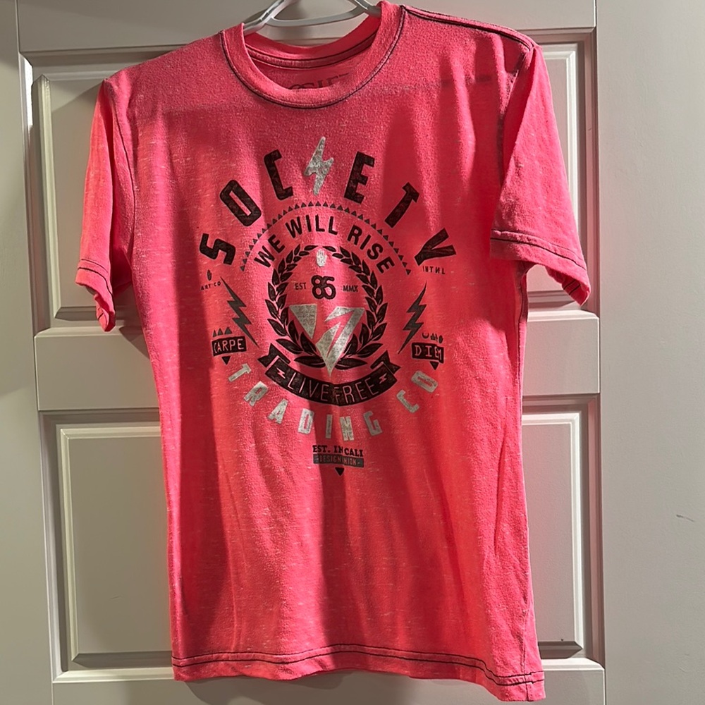 Society Kids Short Sleeve Tee - Red